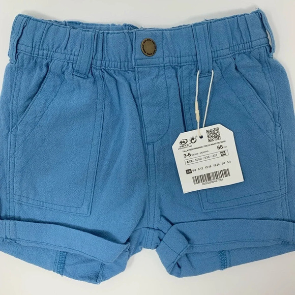 Zara Other - NWT! Boy’s Zara light blue shorts 3-6 months
